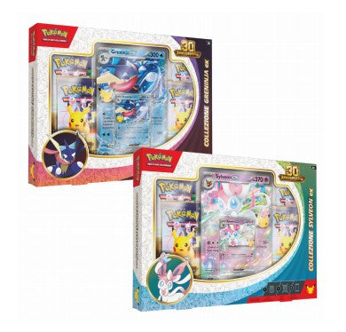 PK10463-I - POKEMON - POKEMON 30 ANNIVERSARIO - COLLEZIONE GRENINJA-EX/SYLVEON-EX