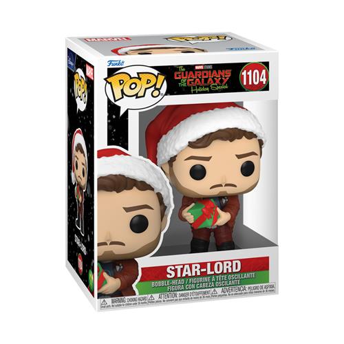 MARVEL: HOLIDAY SPECIAL - GUARDIANS OF THE GALAXY - POP FUNKO VINYL FIGURE 1104 STAR-LORD 9CM