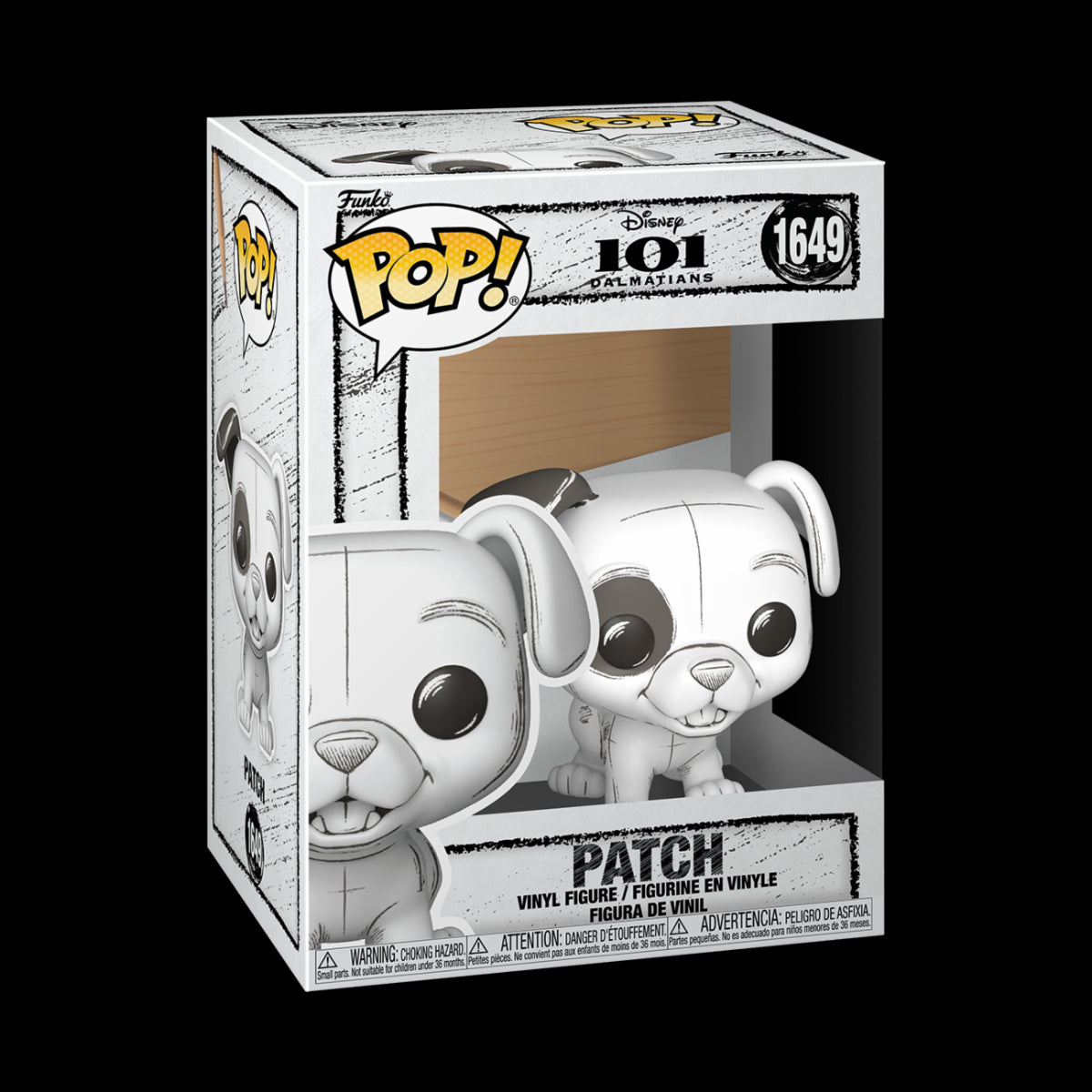 DISNEY - POP FUNKO VINYL FIGURE 1649 PATCH (SKETCHED) 9CM