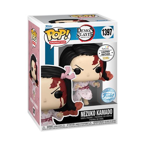 DEMON SLAYER - POP FUNKO VINYL FIGURE 1397 NEZUKO LEAPING 9CM GA EXCL