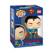 DC COMICS: SHIELD THROUGH THE AGES - POP FUNKO VINYL FIGURE 000 GOLDEN AGE SUPERMAN 9CM
