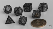 SWYE02 - SET 7 DADI - THE WITCHER YENNEFER - THE OBSIDIAN STAR