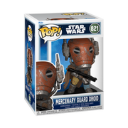 STAR WARS: MANDALORIAN & GROGU (2026) - POP FUNKO VINYL FIGURE 821 MERCENARY GUARD DROID 9CM