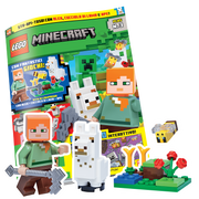 LEGO MINECRAFT PLUS N.3 - SET GIOCO LEGO: ALEX, CUCCIOLO DI LAMA E APE