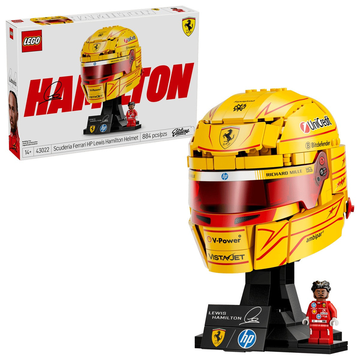 43022 - EDITIONS VEHICLES - CASCO DI LEWIS HAMILTON SCUDERIA FERRARI HP