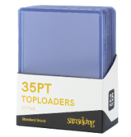 SANSEKING - 25 PVC TRANSPARENT TOPLOADER - 35PT