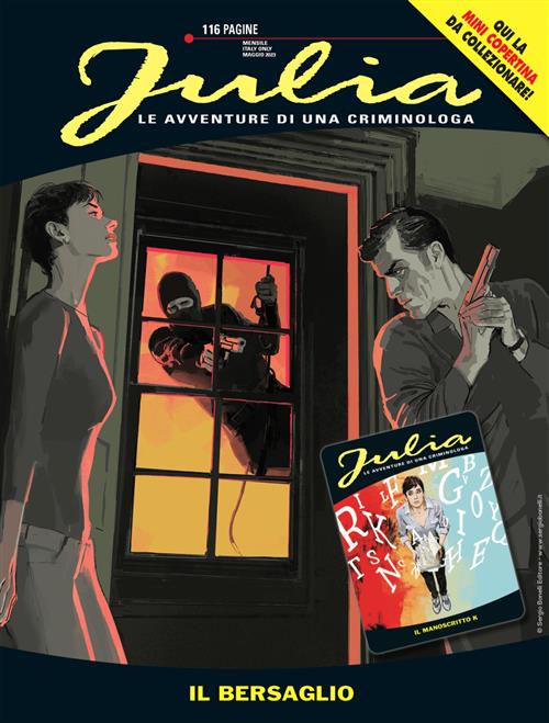 JULIA 296 - MINI COPERTINA - JULIA 212: IL MANOSCRITTO K