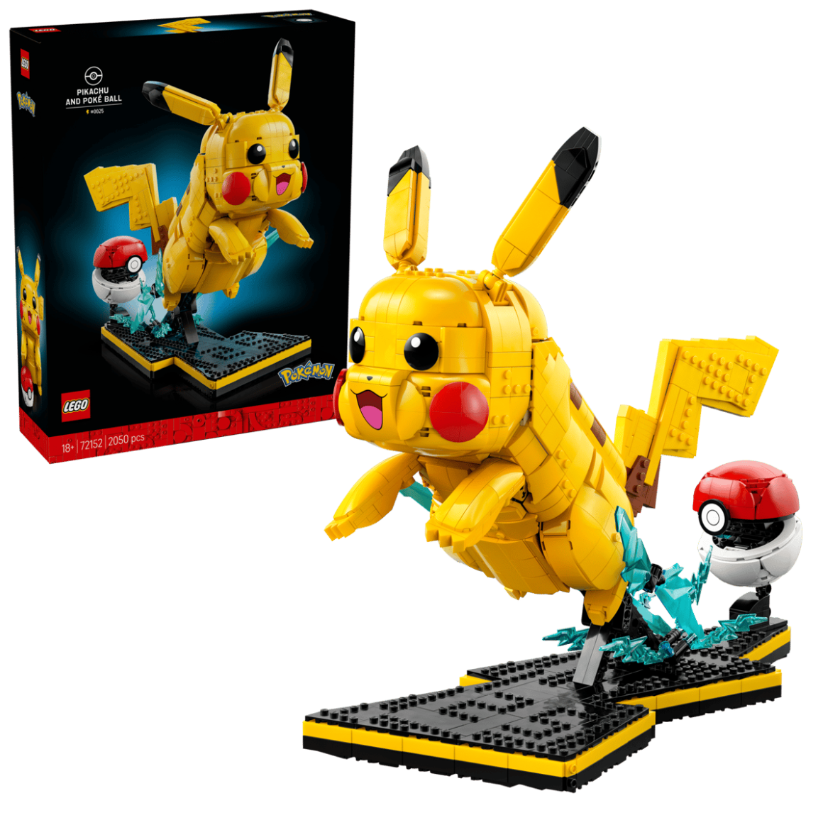 72152 - POKEMON - PIKACHU E POKE BALL