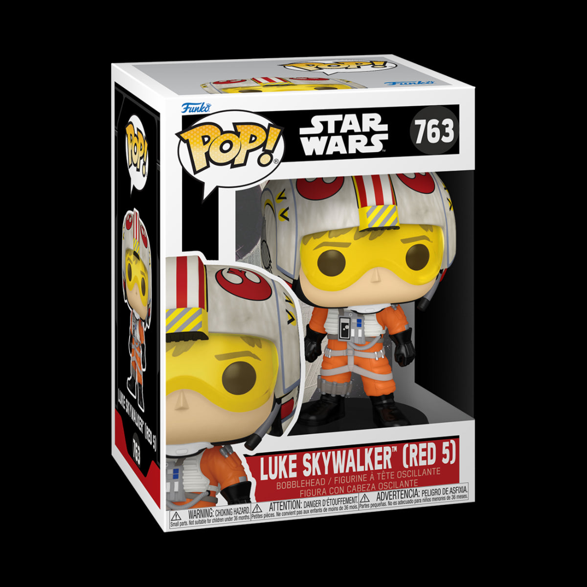 STAR WARS - POP FUNKO VINYL FIGURE 763 LUKE RED 5 9CM