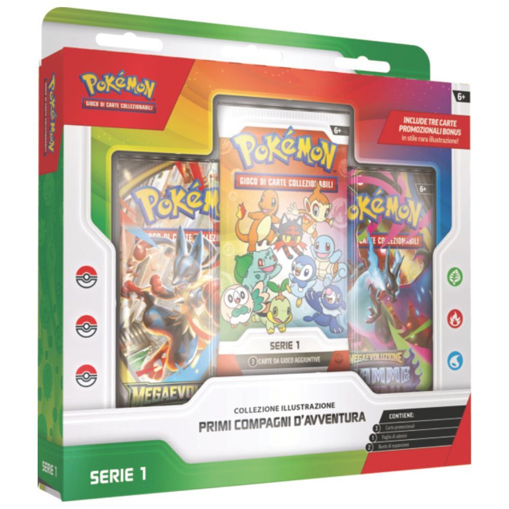 PK10358-I - POKEMON COLLEZIONE ILLUSTRAZIONE PRIMI COMPAGNI D'AVVENTURA (IT)