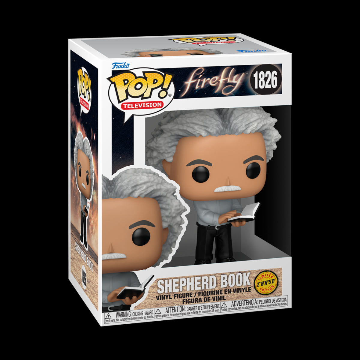 FIREFLY S2 - POP FUNKO VINYL FIGURE 1826 SHEPHERD BOOK CHASE 9CM