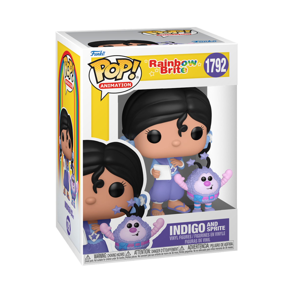 RAINBOW BRITE - POP & BUDDY FUNKO VINYL FIGURE 1792 INDIGO DOLL & HAMMY 9CM