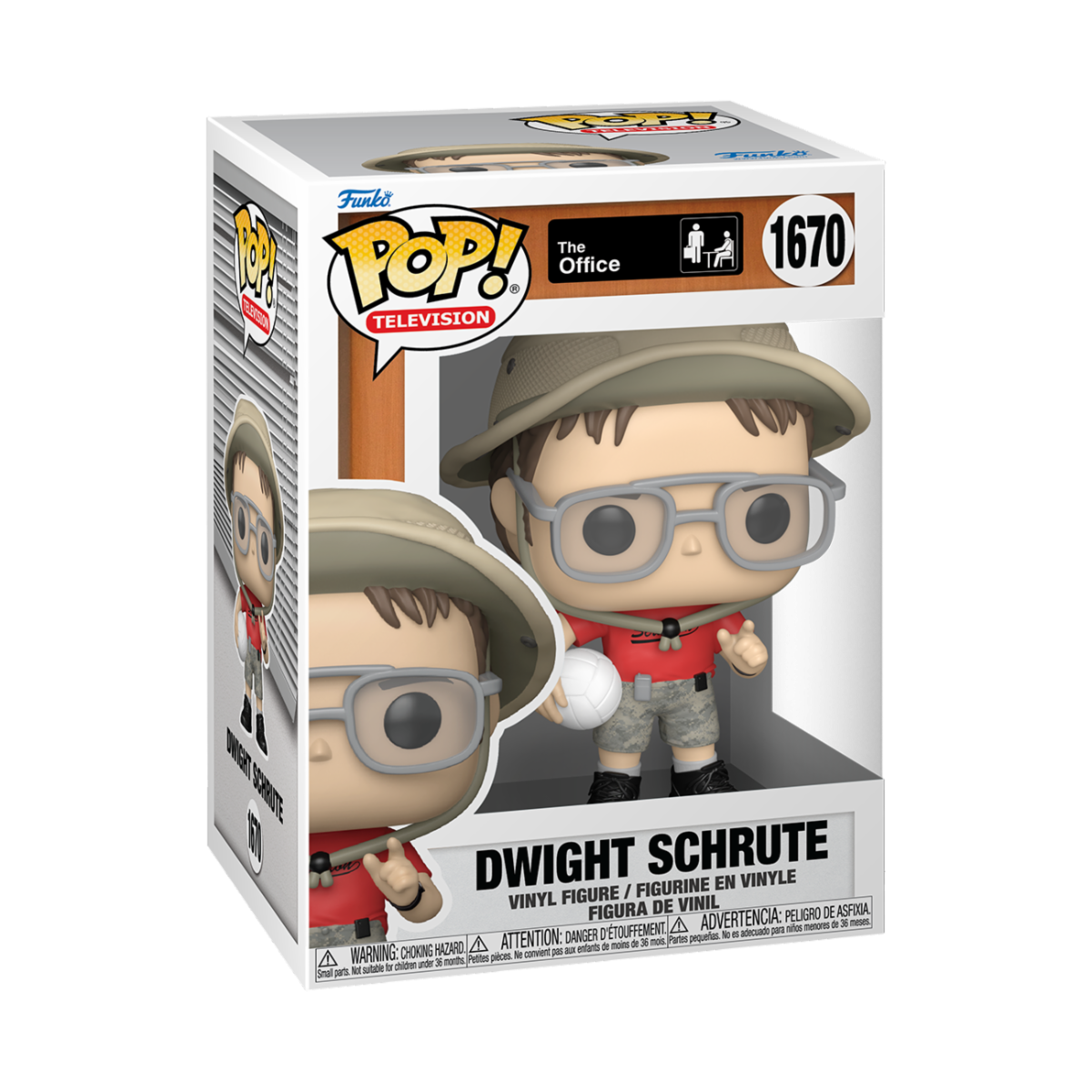 THE OFFICE - POP FUNKO VINYL FIGURE 1670 DWIGHT SCHRUTE 9CM