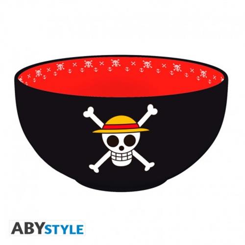 ABYBOL057 - ONE PIECE - BOWL 600ML - SKULLS