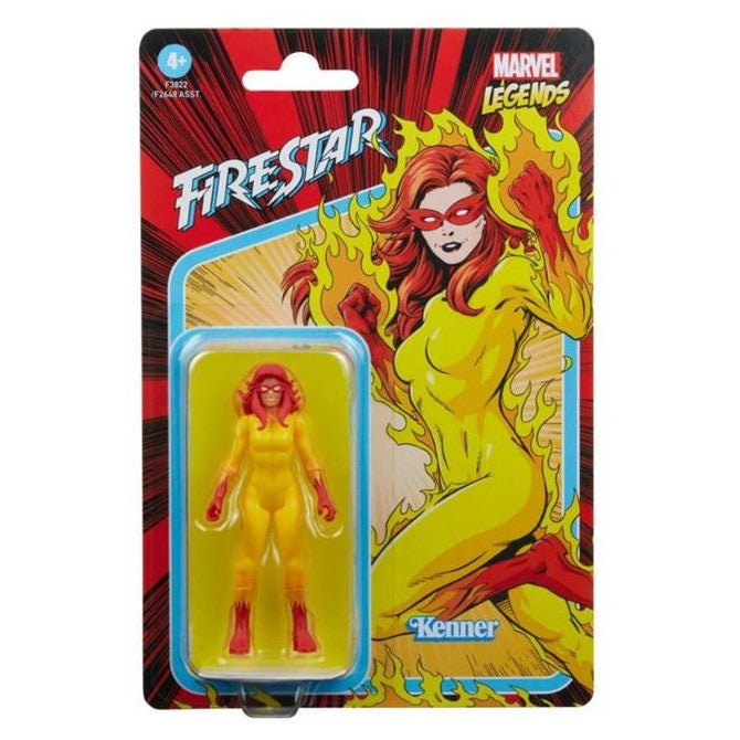 MARVEL LEGENDS RETRO - FIRESTAR - ACTION FIGURE 9.5CM