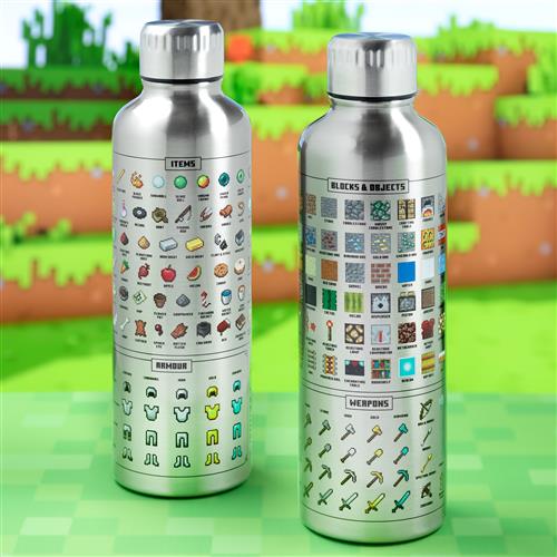 PP7995MCF - MINECRAFT - METAL WATER BOTTLE
