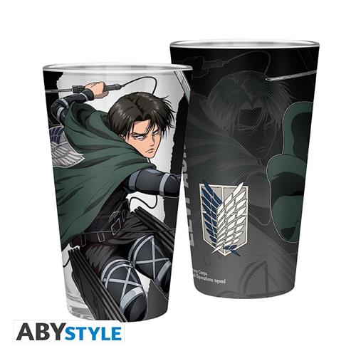 ABYVER209 - ATTACK ON TITAN - BICCHIERE 400ML - LEVI