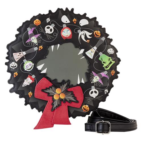 NIGHTMARE BEFORE CHRISTMAS - BORSA A TRACOLLA - FIGURAL WREATH