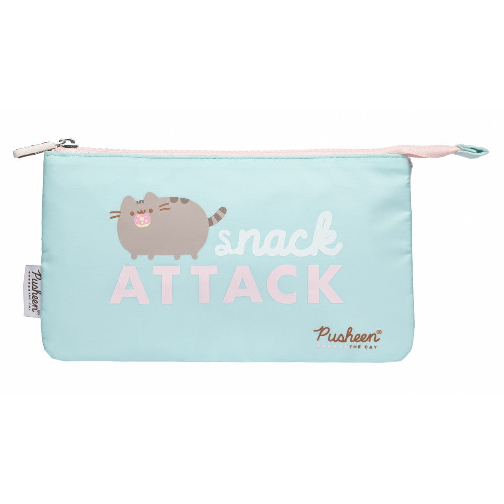 MARE0077 - PUSHEEN THE CAT - ASTUCCIO A TRE SCOMPARTI - FOODIE COLLECTION
