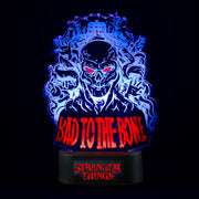 LAMPL003 - STRANGER THINGS - LAMPADA DA TAVOLO - BAD TO THE BONE
