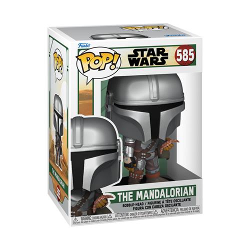 STAR WARS: THE BOOK OF BOBA FETT POP FUNKO VINYL FIGURE 585 MANDO W/ POUCH 9CM