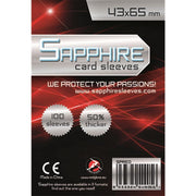 SAPPHIRE RED - 100 BUSTE PROTETTIVE 43X65MM