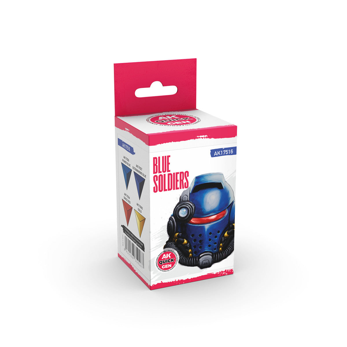 AK17516 - QUICK GEN SET - BLUE SOLDIERS - SET DA 4 COLORI
