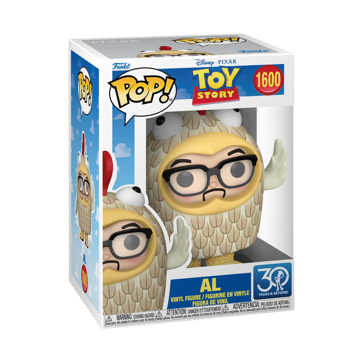 DISNEY - TOY STORY 30TH ANNIVERSARY POP FUNKO VINYL FIGURE 1600 AL 9CM