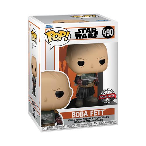 STAR WARS - THE MANDALORIAN - POP FUNKO VINYL FIGURE 490 BOBA FEET 9CM