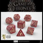 GOT/00190166/2025/2/A - SET 8 DADI - GAME OF THRONES - LANNISTER