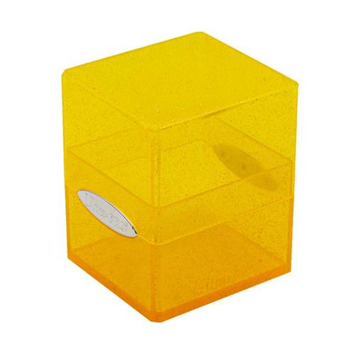16012 - PORTA MAZZO - SATIN CUBE - GLITTER YELLOW