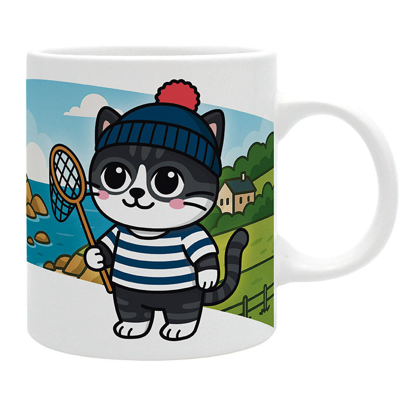 TGGMUG311 - THE GOOD GIFT - MUG 320ML - CHAT BREIZH KAWAII