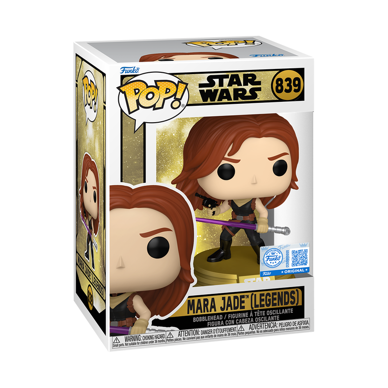 STAR WARS - POP FUNKO VINYL FIGURE 839 MARA JADE (LEGENDS) 9CM