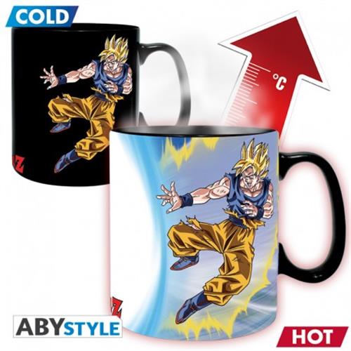 ABYMUGA438 - DRAGON BALL - TAZZA HEAT CHANGE 460ML - DBZ GOKU