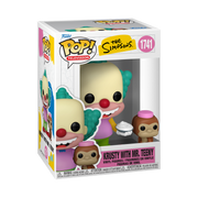 THE SIMPSONS - POP FUNKO VINYL FIGURE 1741 KRUSTY WITH MR.TENNY 9CM