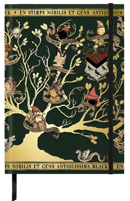 MAP5105 - QUADERNO COPERTINA RIGIDA - FAMIGLIA BLACK - HARRY POTTER
