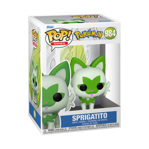 POKEMON - POP FUNKO VINYL FIGURE 984 SPRIGATITO (EMEA) 9CM