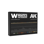 AK10047 - WEATHERING PENCILS - DELUXE EDITION BOX - SET DA 37 MATITE + BOX