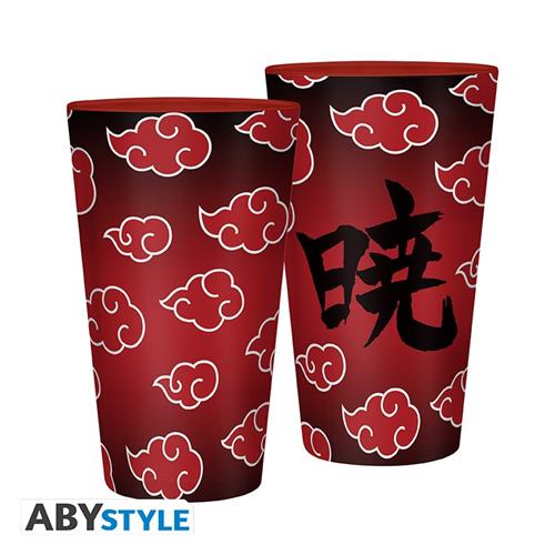 ABYVER230 - NARUTO SHIPPUDEN - BICCHIERE 400ML - AKATSUKI