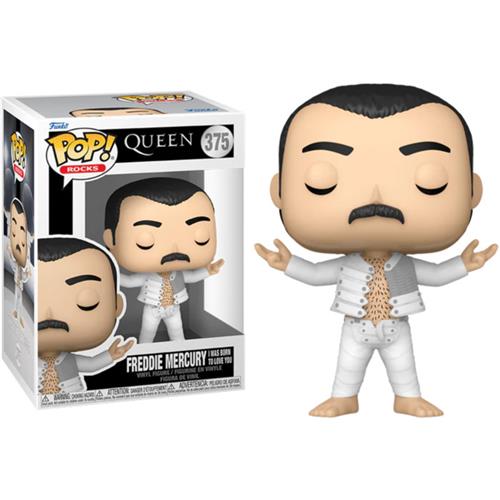 QUEEN - POP FUNKO VINYL FIGURE 375 FREDDIE MERCURY ( I WAS BORN TO LOVE YOU) 9CM