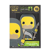 THE SIMPSONS: THREEHOUSE OF HORROR - POP LARGE PIN ENAMEL 16 GRIM REAPER HOMER