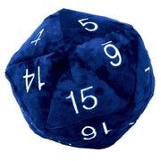 85856 - DICE - JUMBO D20 PLUSH BLUE
