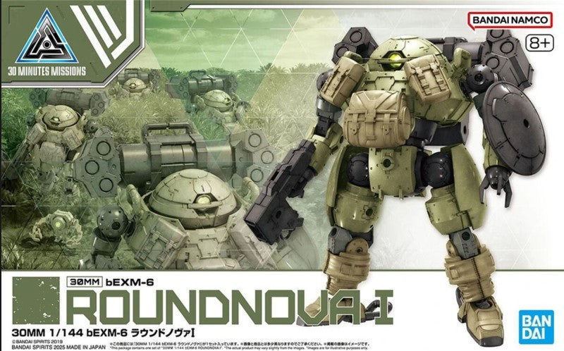 MK68578 - 30 MINUTES MISSION - BEXM - 6 ROUNDNOVA I - MODEL KIT 1/144