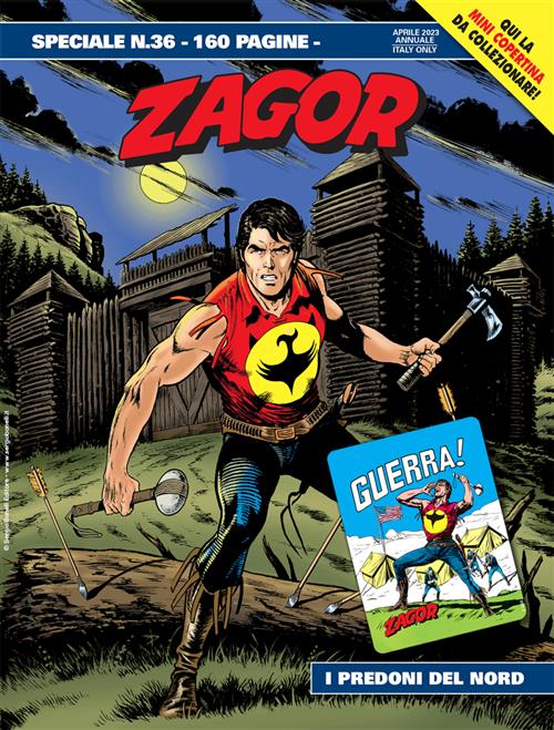 ZAGOR SPECIALE 36 - MINI COPERTINA - ZAGOR 31: GUERRA