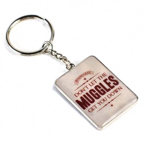 KEYHP04 - HARRY POTTER - KEYRING (HEADER) - HARRY POTTER (MUGGLES)