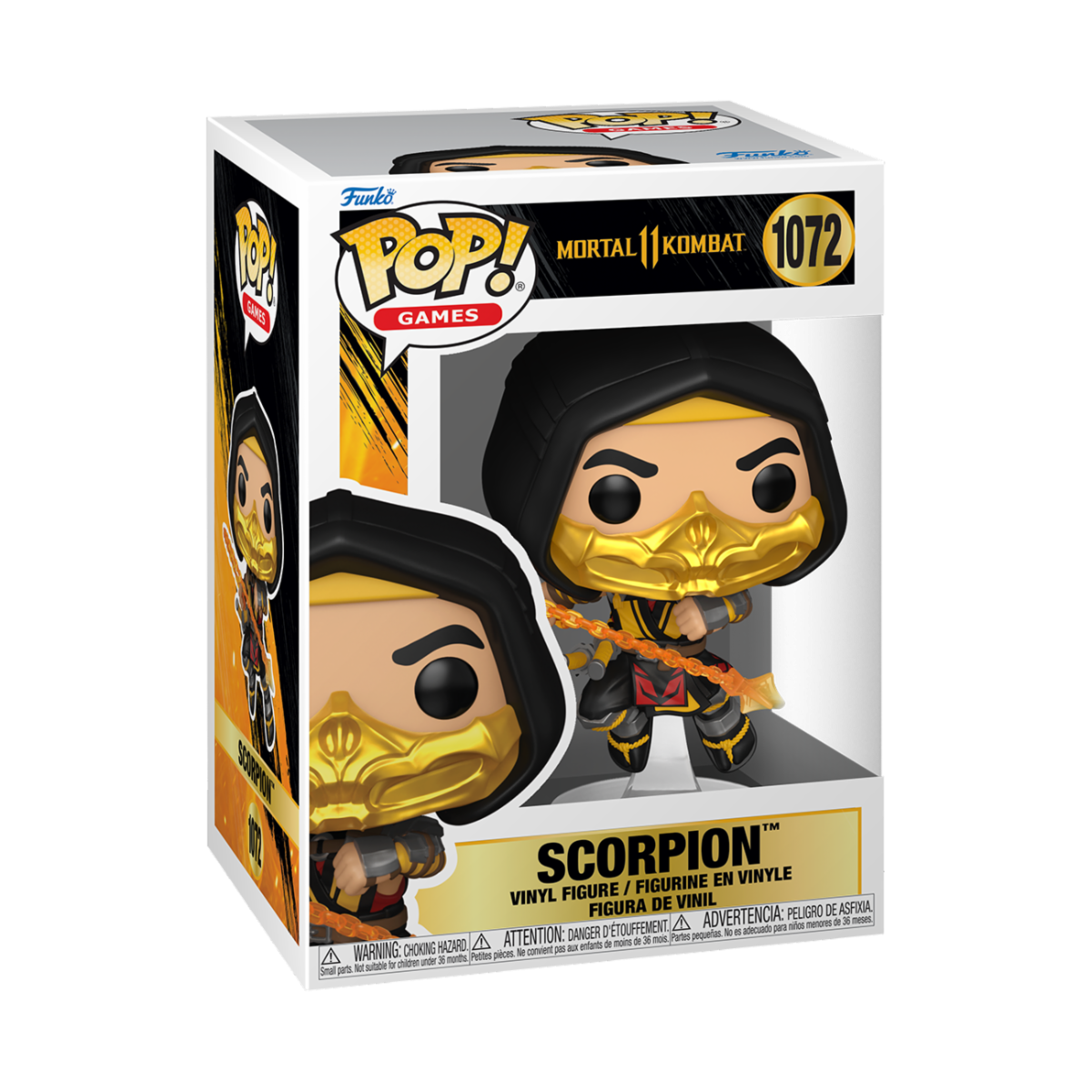 MORTAL KOMBAT - POP FUNKO VINYL FIGURE 1072 SCORPION 9CM