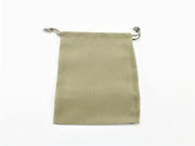 CHX 02371 - SACCHETTO PORTA DADI IN CAMOSCIO PICCOLO (10 X 14 CM) - GREY