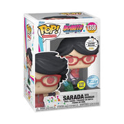 BORUTO: NARUTO NEXT GENERATION - POP FUNKO VINYL FIGURE 1358 SARADA W/SHARINGAN (GW) 9CM GA EXCL