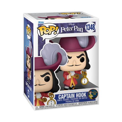 DISNEY: PETER PAN 70TH ANNIVERSARY - POP FUNKO VINYL FIGURE 1348 HOOK 9CM