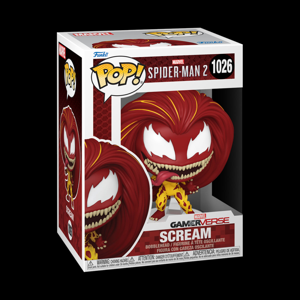 PLAYSTATION - SPIDER-MAN 2 - POP FUNKO VINYL FIGURE 1026 SCREAM 9CM